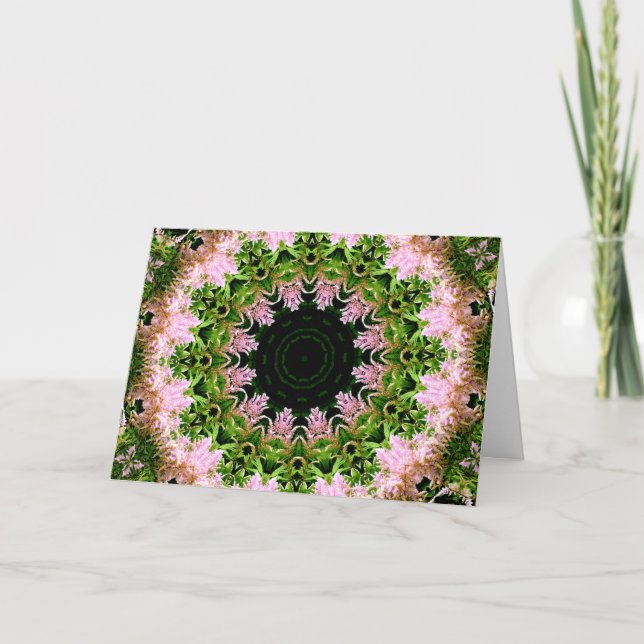 Tarjeta De Agradecimiento Astilbe Wreath (Anverso)
