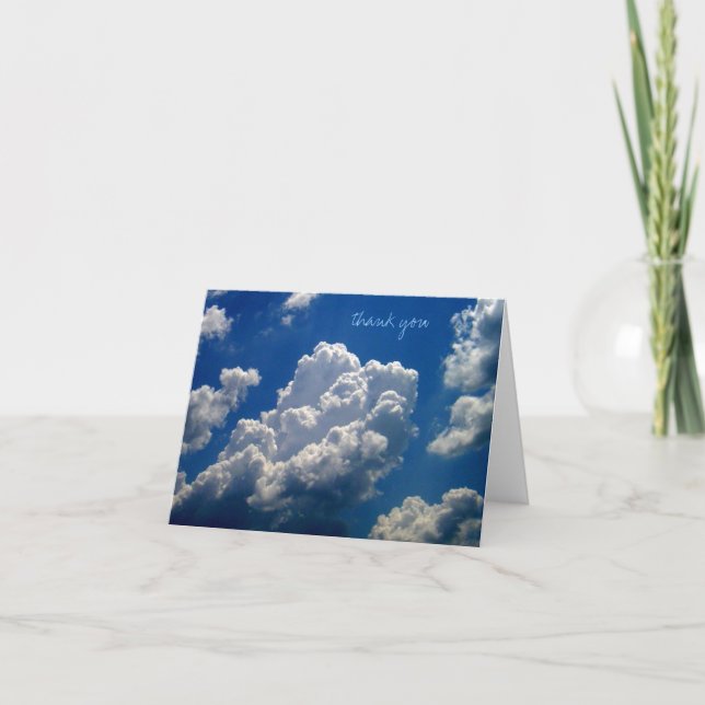 Tarjeta De Agradecimiento "Atmósfera 1" foto-notecard (Anverso)