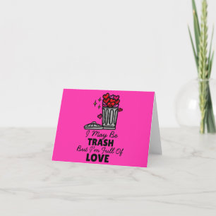 Tarjeta De Agradecimiento Atributo de San Valentín Divertido y Lindo de Basu