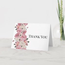 Tarjeta De Agradecimiento Audaz Graceful Gracias Pastel