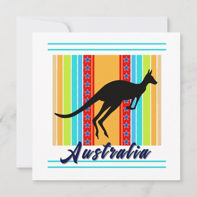 Tarjeta De Agradecimiento Australia (Anverso)