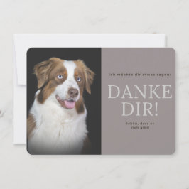 Tarjeta De Agradecimiento Australian Shepherd