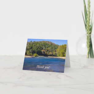 Tarjeta De Agradecimiento Autumn At North Fork Gracias Card