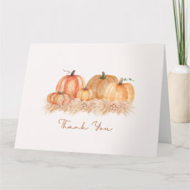 Tarjeta De Agradecimiento Autumn Pampas Grass Thank You Card | Neutral Boho