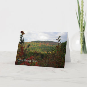 Tarjeta De Agradecimiento Autumn Pastor Appreciation Card