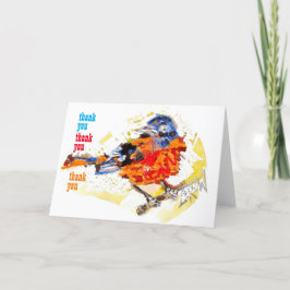 Tarjeta De Agradecimiento Ave temprano #170109