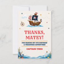 Aventura de tesoro de cumpleaños pirata