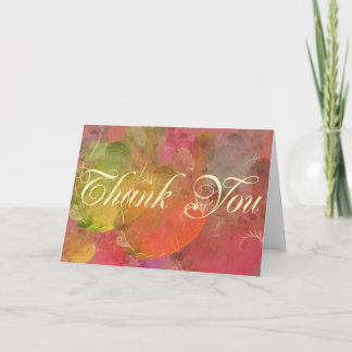 Tarjeta De Agradecimiento Aves del paraíso gracias