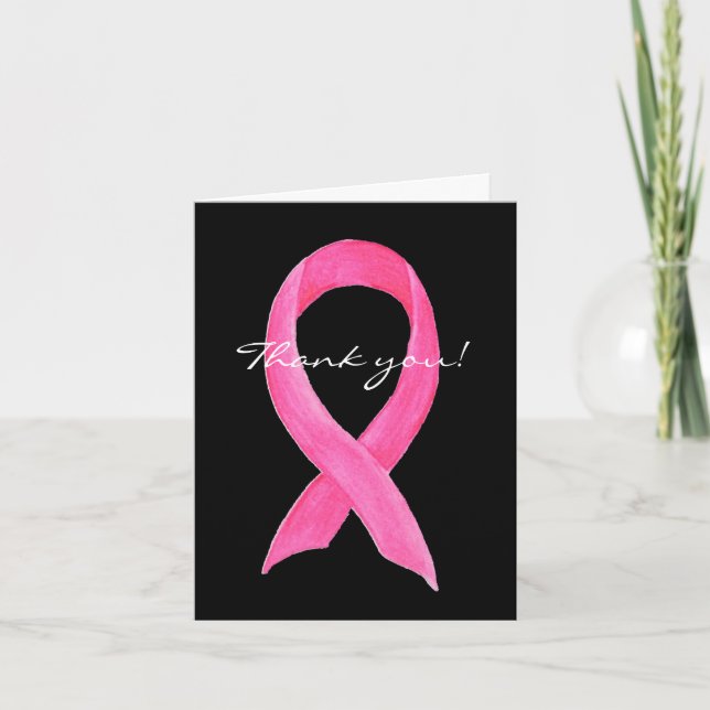 Tarjeta De Agradecimiento Ayuda contra el cáncer (Anverso)