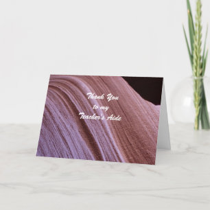 Tarjeta De Agradecimiento Ayuda del profesor gracias a Sandstone Canyon Swir