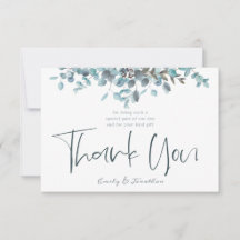 Azul acuarela Eucalyptus Elegante Foto De Guión