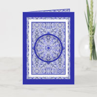Azul de encaje cerámico de Grecia