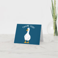 Tarjeta de agradecimiento azul de la Marina de Ilu