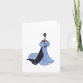Tarjeta De Agradecimiento Azul de Venecia