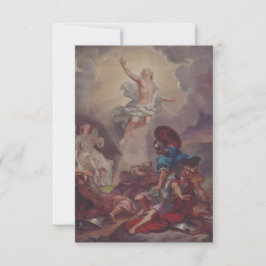 Tarjeta De Agradecimiento B.A. Godenhjelm’s Resurrection of Jesus Holy Card