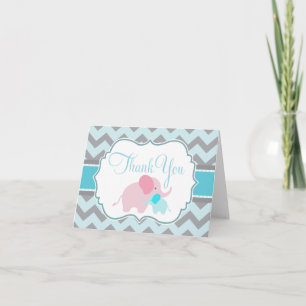 Tarjeta De Agradecimiento Baby Boy Baby Shower