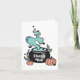 Tarjeta De Agradecimiento Baby Breve Halloween Baby Shower Gracias