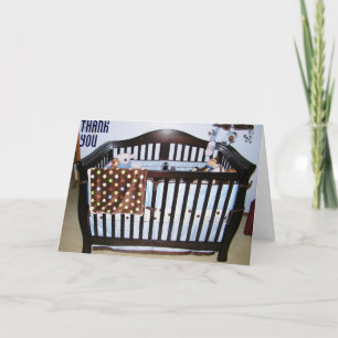TARJETA DE AGRADECIMIENTO BABY GIFT, USTED