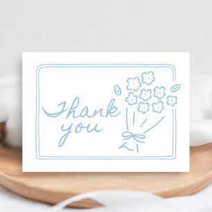 Tarjeta De Agradecimiento Baby In Bloom Baby Shower