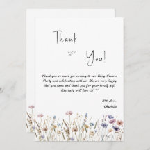 Baby In Bloom Wildflower Baby Shower