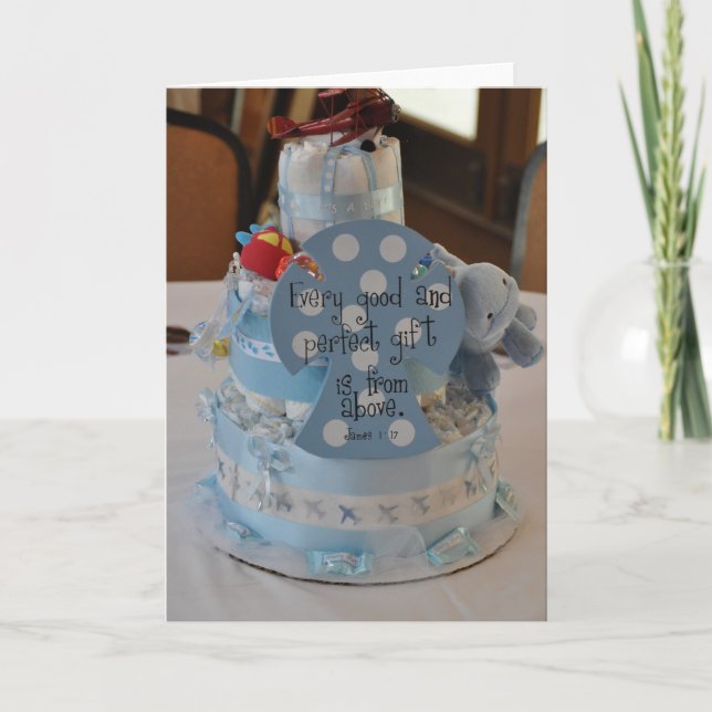Tarjeta De Agradecimiento Baby Shower (Anverso)