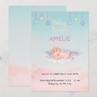 Tarjeta De Agradecimiento Baby Shower