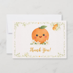 Tarjeta De Agradecimiento Baby Shower a Little Cutie