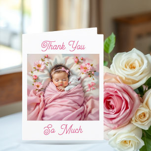 Tarjeta De Agradecimiento Baby Shower & Baby Gift Gracias