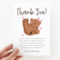 Baby Shower, Chica de oseos cúbicos rusos, gracias