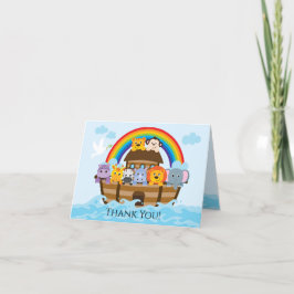 Tarjeta De Agradecimiento Baby Shower Chicas árabes de Noah