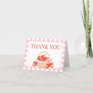 Tarjeta De Agradecimiento Baby Shower de Apple of Our Eye
