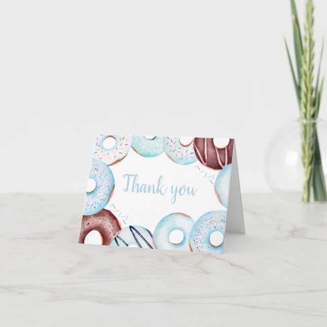 Tarjeta De Agradecimiento Baby Shower de Baby Sprinkle (Anverso)