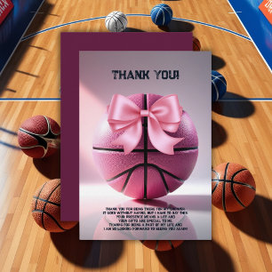 Tarjeta De Agradecimiento Baby Shower de Ball de Bow de Bow de Bow de BBow r