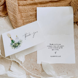 Tarjeta De Agradecimiento Baby Shower de frascos Remy Poppin