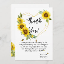 Baby Shower de girasoles acuáticos y mariposas