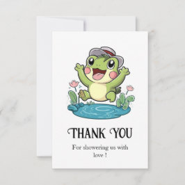 Tarjeta De Agradecimiento Baby Shower de la rata pastel caprichosa