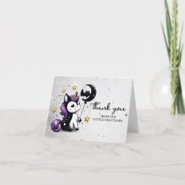 Tarjeta De Agradecimiento Baby Shower de Little Unicorn