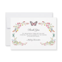 Baby Shower de mariposa silvestre