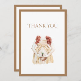 Tarjeta De Agradecimiento Baby Shower de Mommy-to-Be