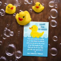 Baby Shower de pato amarillo de goma A Dub