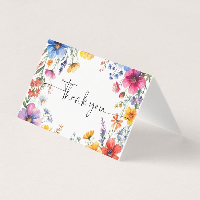 Tarjeta de agradecimiento Baby Shower de Summer Wi (Anverso)