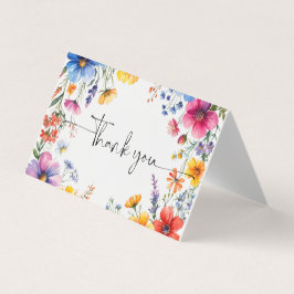 Tarjeta de agradecimiento Baby Shower de Summer Wi