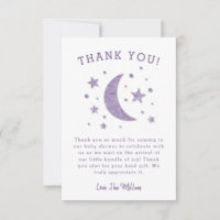 Baby Shower de Sweet Purple Moon Stars