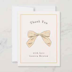 Tarjeta De Agradecimiento Baby Shower Elegante De Flor De Plata Ligera