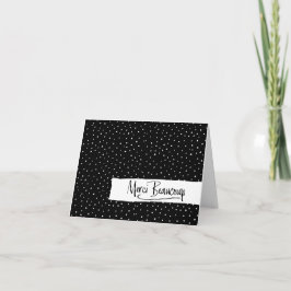 Tarjeta De Agradecimiento Baby Shower en francés de París Gracias