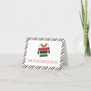Tarjeta de agradecimiento Baby Shower Flat por sud