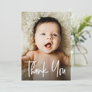 Tarjeta De Agradecimiento Baby Shower Gift Gracias Personalizado Photo