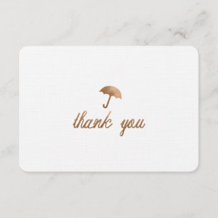 TARJETA DE AGRADECIMIENTO BABY SHOWER LE AGRADECE CARD-FLAT