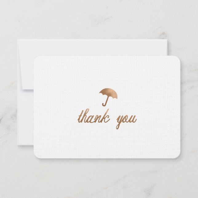 TARJETA DE AGRADECIMIENTO BABY SHOWER LE AGRADECE CARD-FLAT (Anverso)