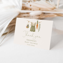 Tarjeta De Agradecimiento Baby Shower local